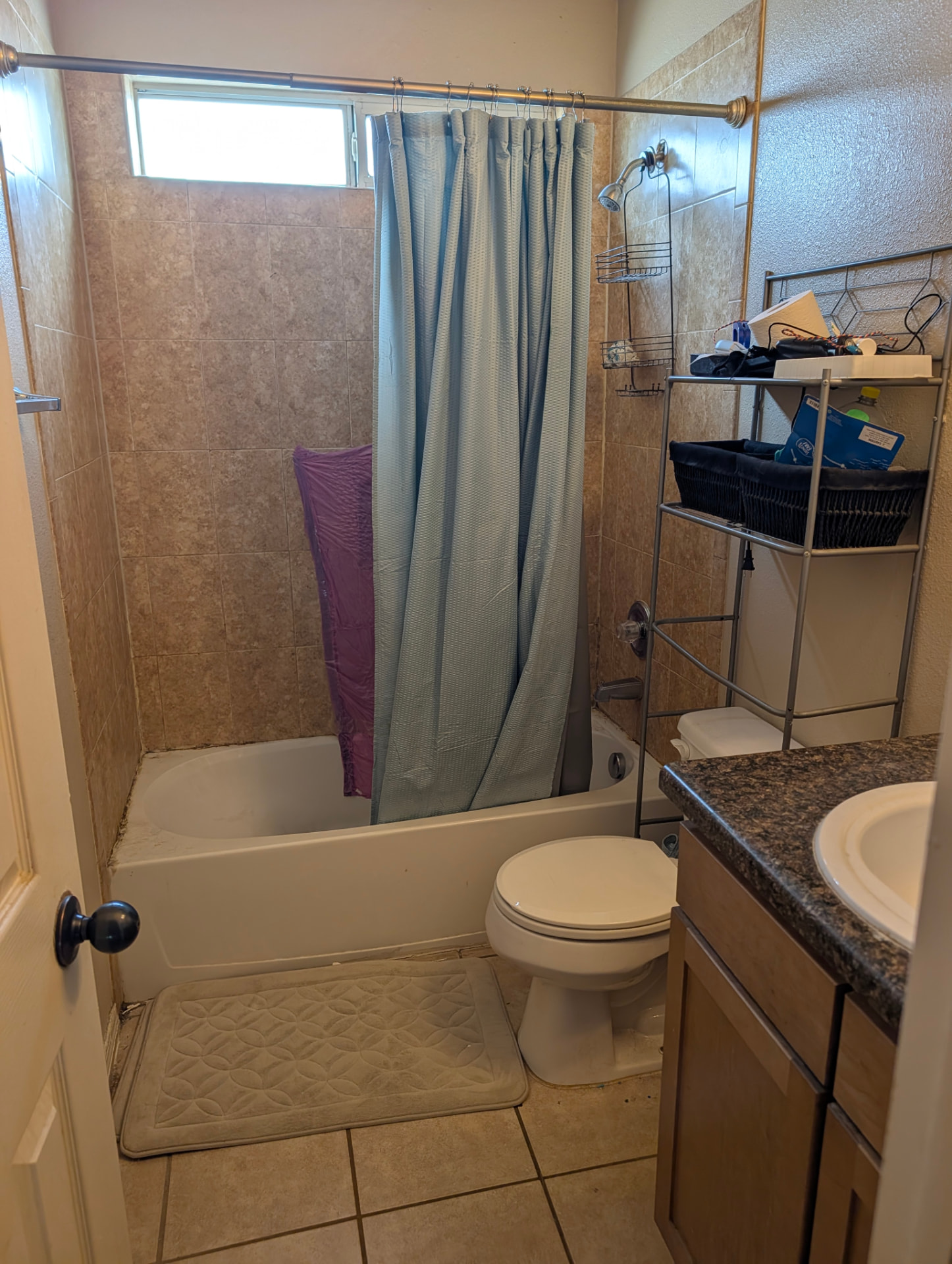 Before: Tub Replaced with Walk-In Shower in El Paso